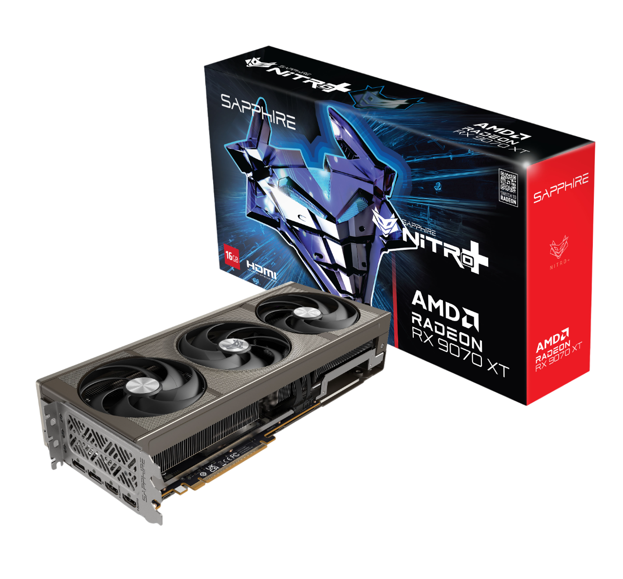 PLACA DE VIDEO SAPPHIRE RX 9070 XT NITRO+ 16GB GDDR6