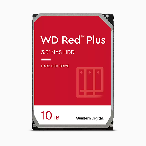 DISCO HDD WD RED PLUS 10TB 7200RPM