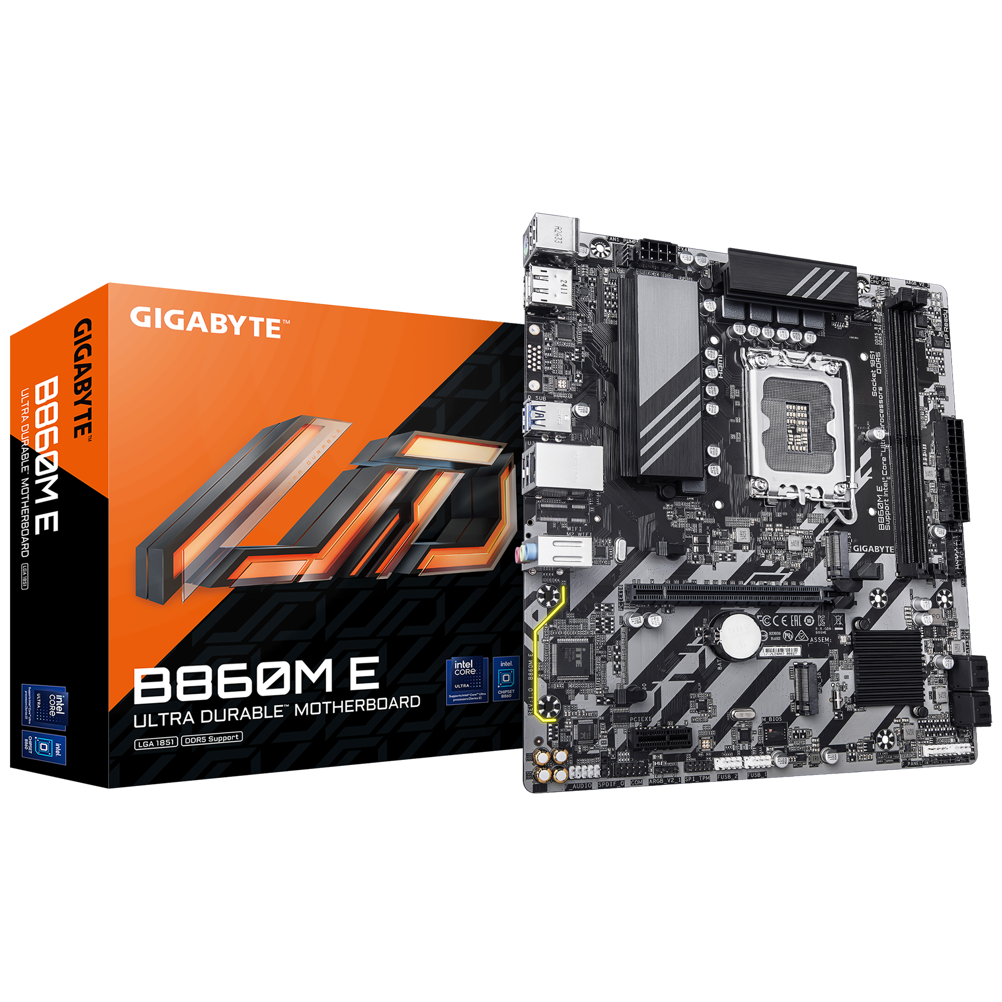 MOTHERBOARD GIGABYTE B860M E DDR5 LGA1851