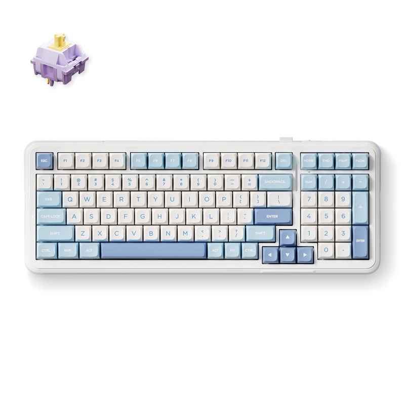 TECLADO MCHOSE K99 SKY BLUE SWITCH HYACINTH