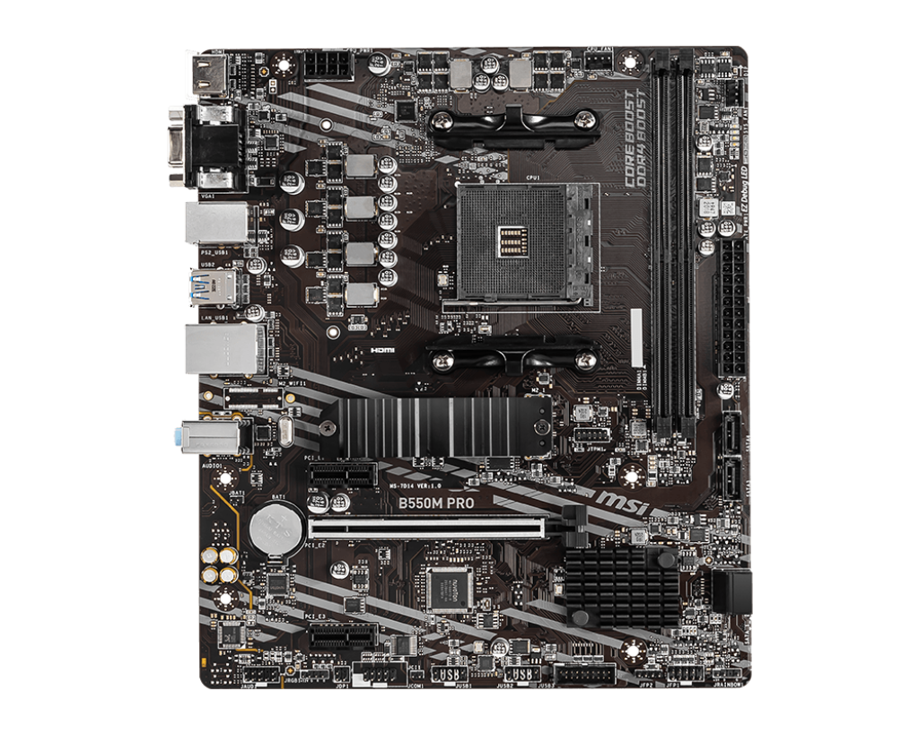 MOTHERBOARD MSI B550M PRO DDR4 AM4