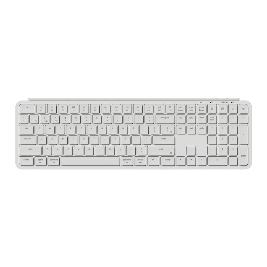 TECLADO KEYCHRON B6 PRO WIRELESS IVORY WHITE