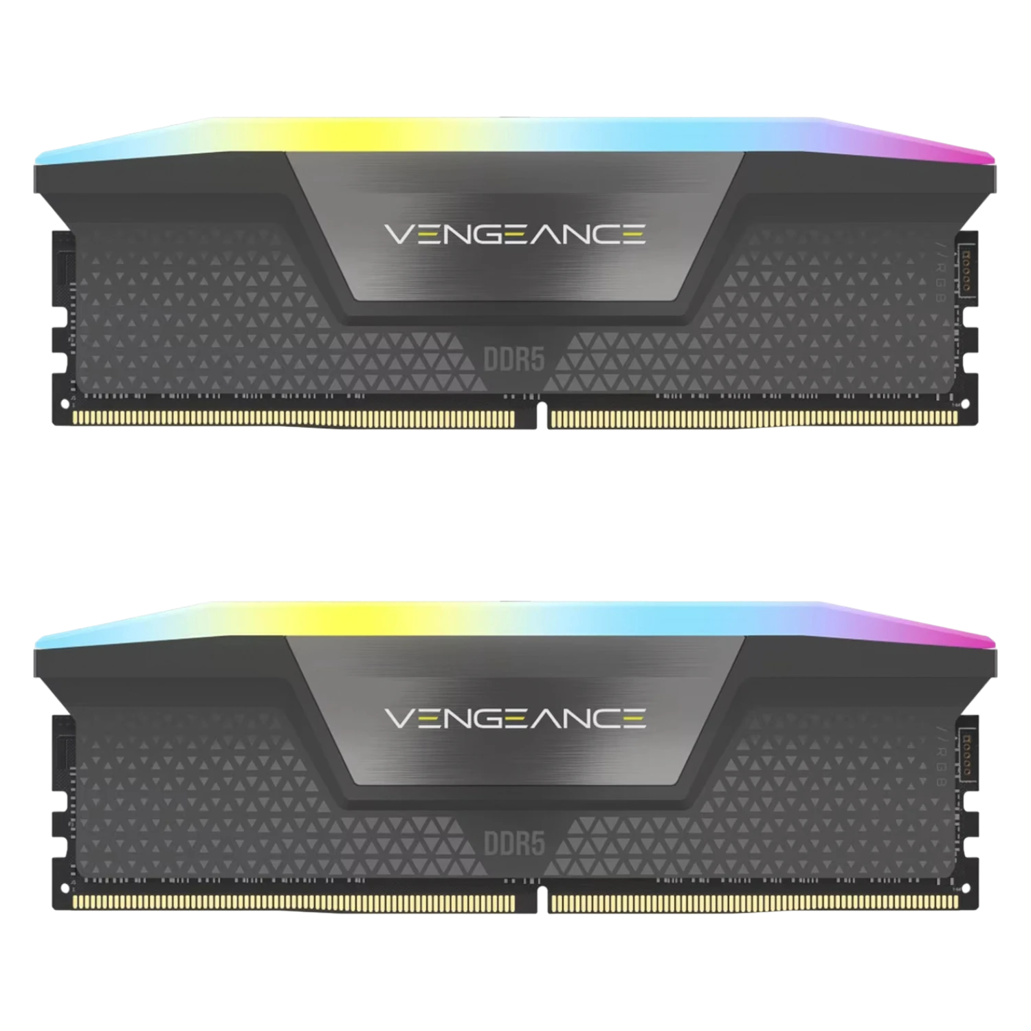 MEMORIA RAM CORSAIR 32GB (2X16) DDR5 5600 MHZ VENGEANCE RGB FOR AMD GREY