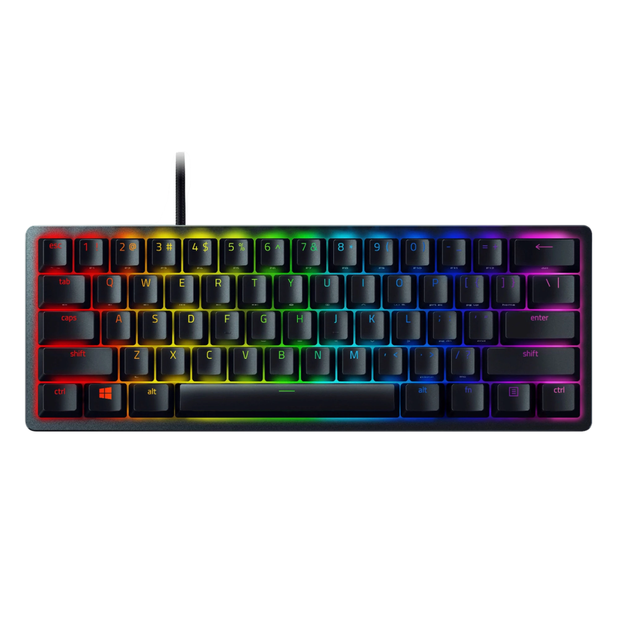TECLADO RAZER HUNTSMAN MINI 60% OPTICAL SWITCH PURPLE SP