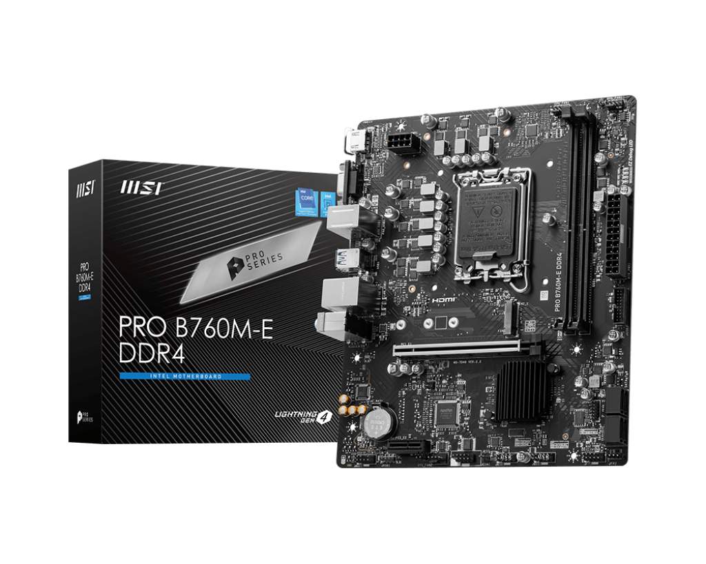 MOTHERBOARD MSI B760M-E PRO DDR4 LGA1700