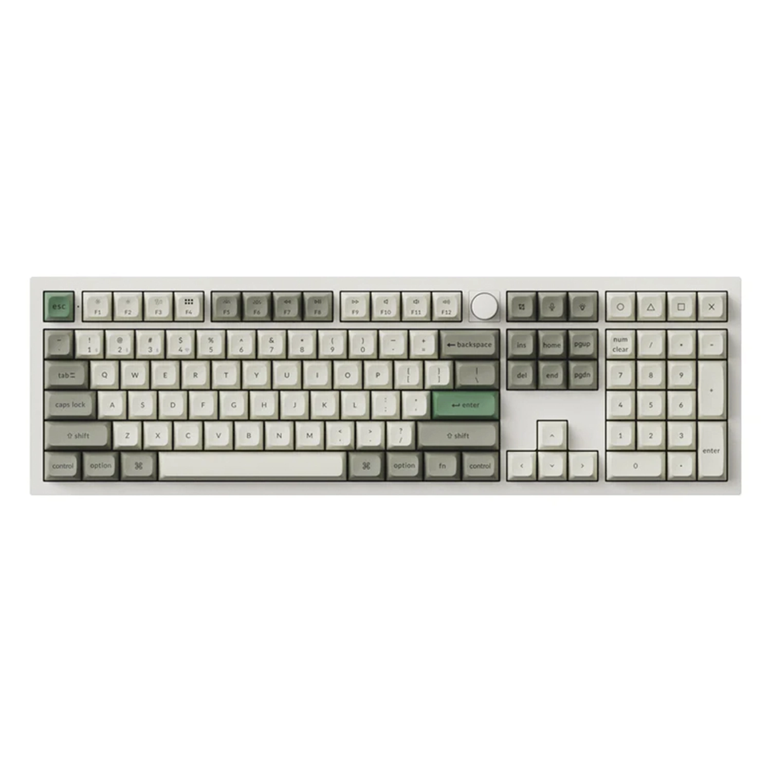 TECLADO KEYCHRON Q6 MAX SHELL WHITE SWITCH RED