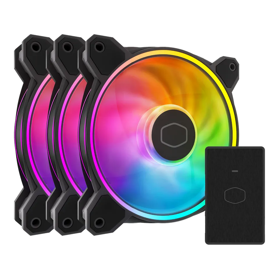 FAN COOLERMASTER MASTERFAN MF120 HALO² TRIPLE PACK