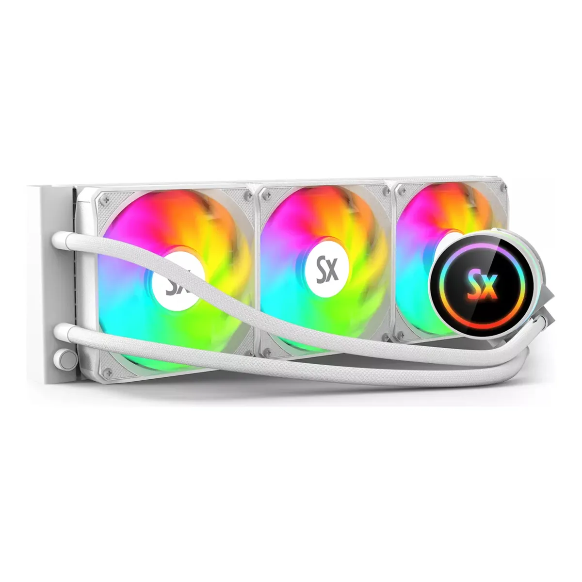 WATERCOOLER SOLARMAX WC-W360 ARGB WHITE