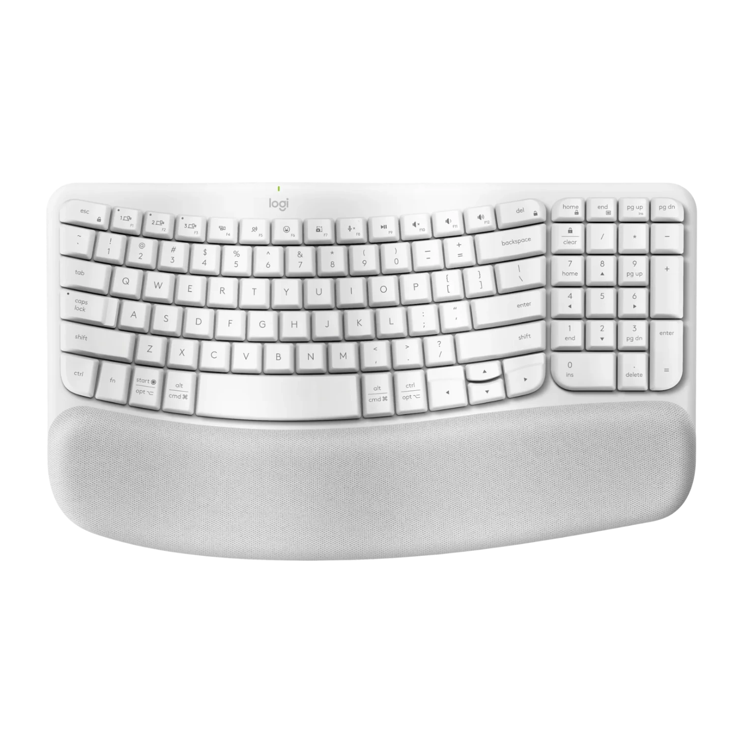 TECLADO LOGITECH WAVE KEYS WIRELESS WHITE
