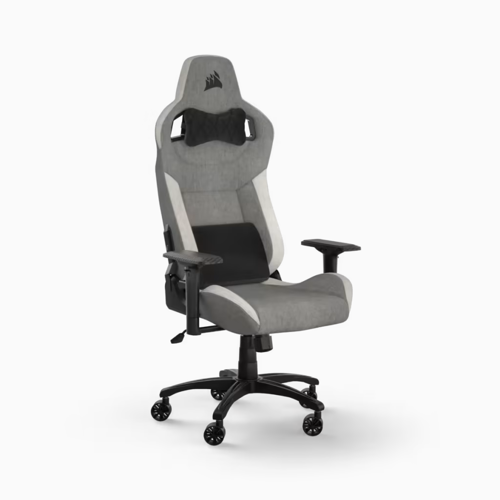 SILLA GAMER CORSAIR T3 RUSH GREY/WHITE