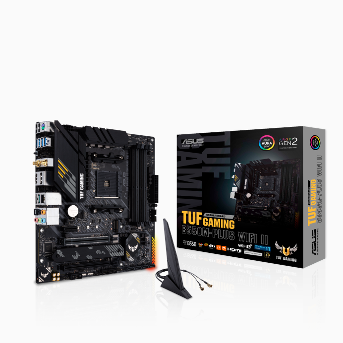 MOTHERBOARD ASUS TUF GAMING B550M-PLUS WIFI 2 DDR4 AM4