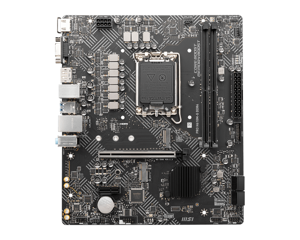 MOTHERBOARD MSI H610M-G PRO DDR4 LGA 1700