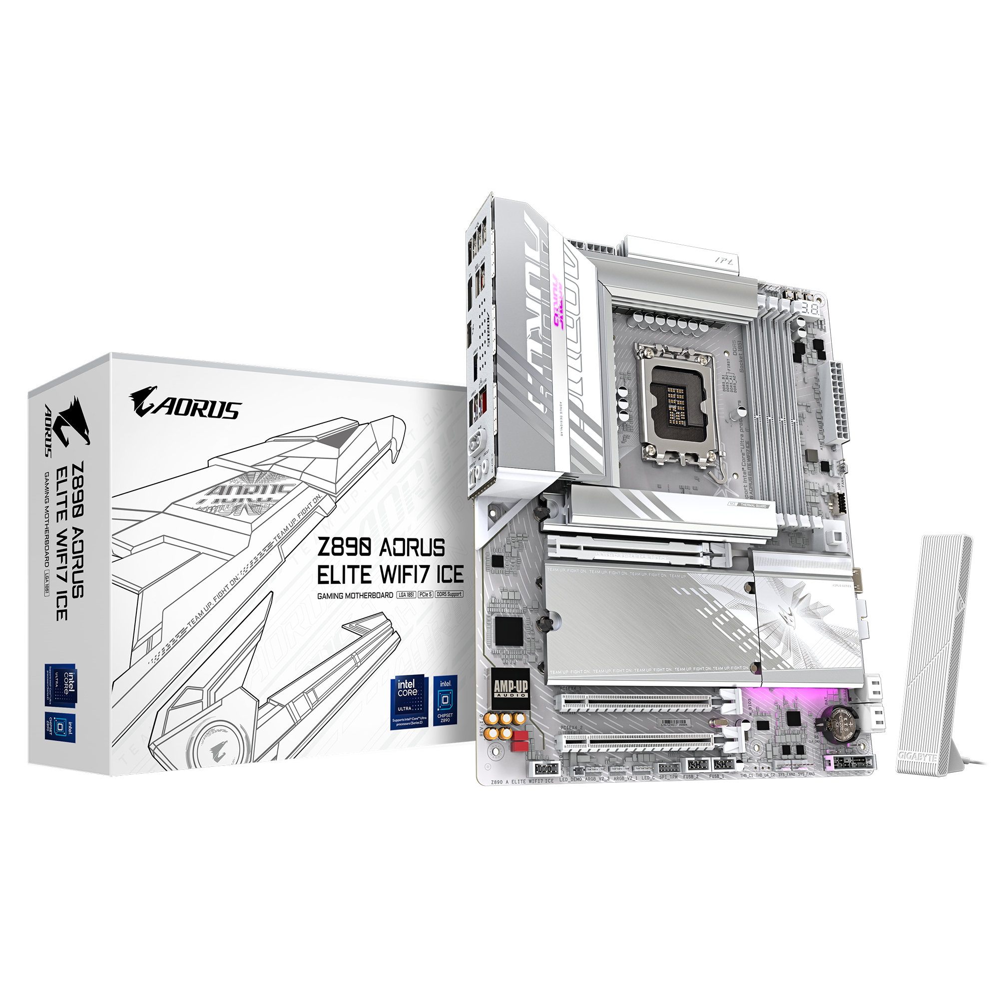 MOTHERBOARD GIGABYTE Z890 AORUS ELITE WIFI7 ICE DDR5 LGA1851 WIFI