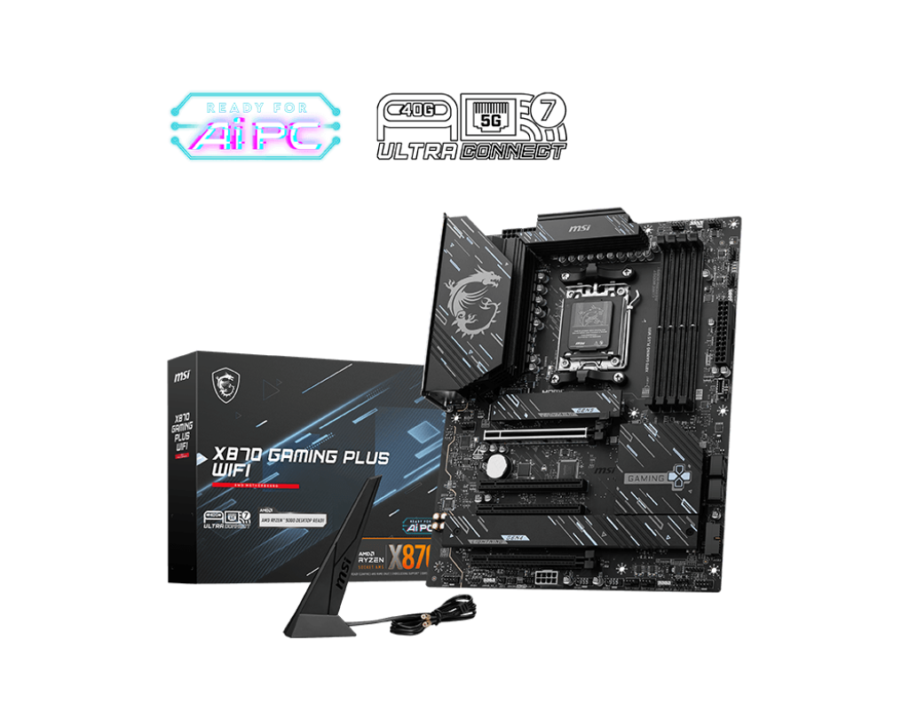 MOTHERBOARD MSI X870 GAMING PLUS DDR5 AM5 WIFI