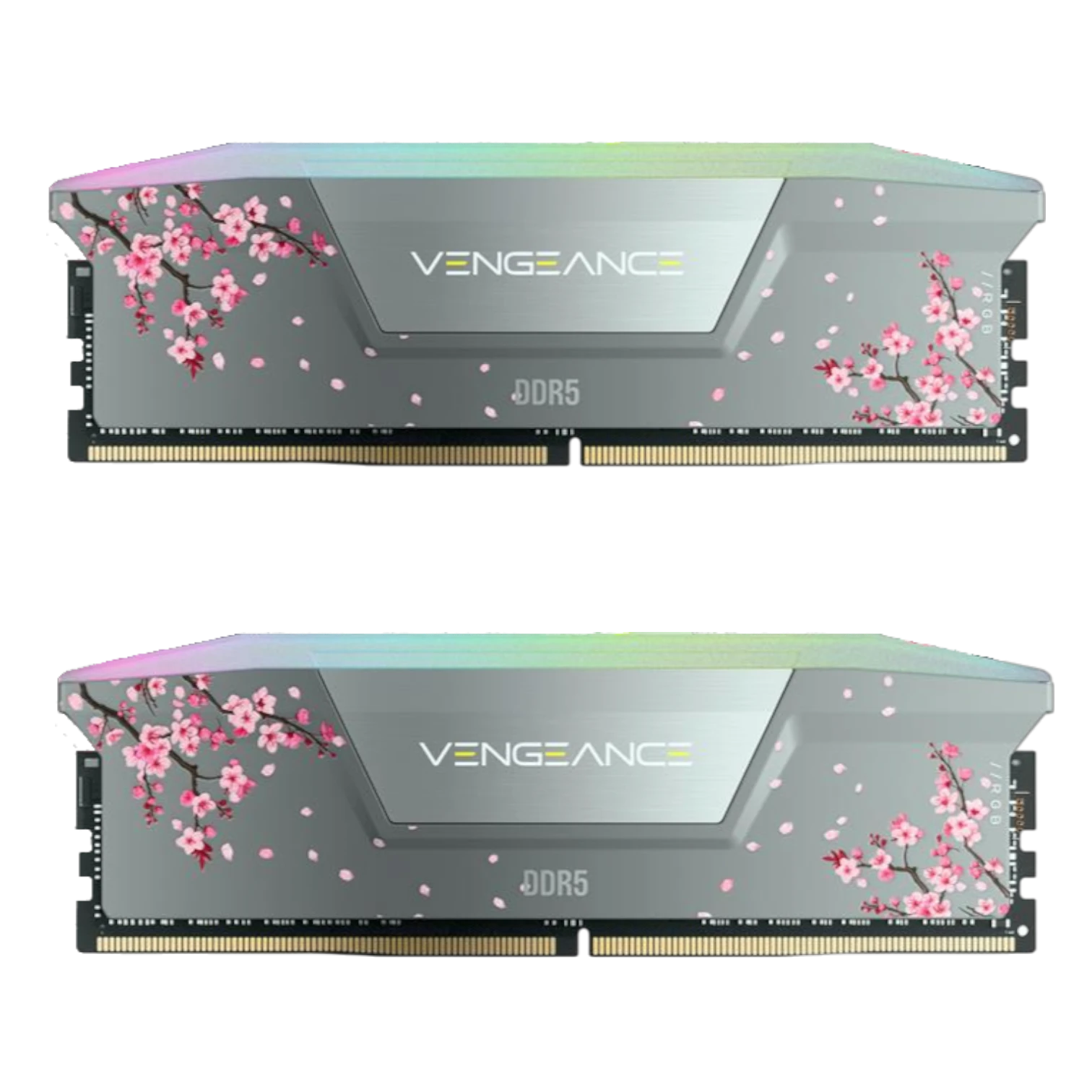 MEMORIA RAM CORSAIR 32GB (2X16) DDR5 6000MHZ VENGEANCE RGB FOR AMD CHERRY BLOSSOM