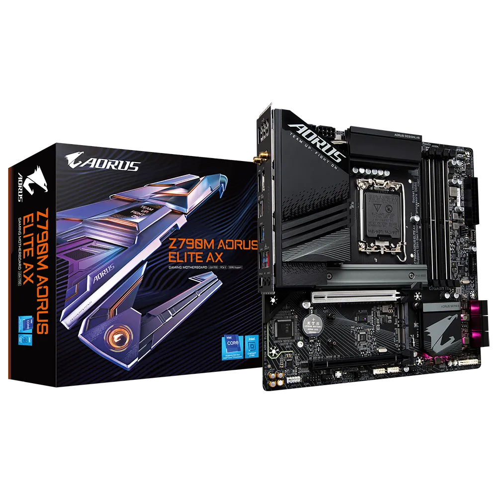 MOTHERBOARD GIGABYTE Z790M AORUS ELITE AX DDR5 LGA1700