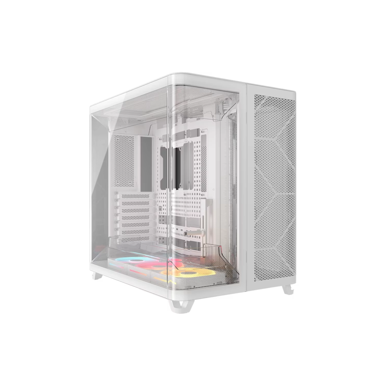 GABINETE CORSAIR AIR 5400 LX-R RGB ARGB ICUE LINK WHITE