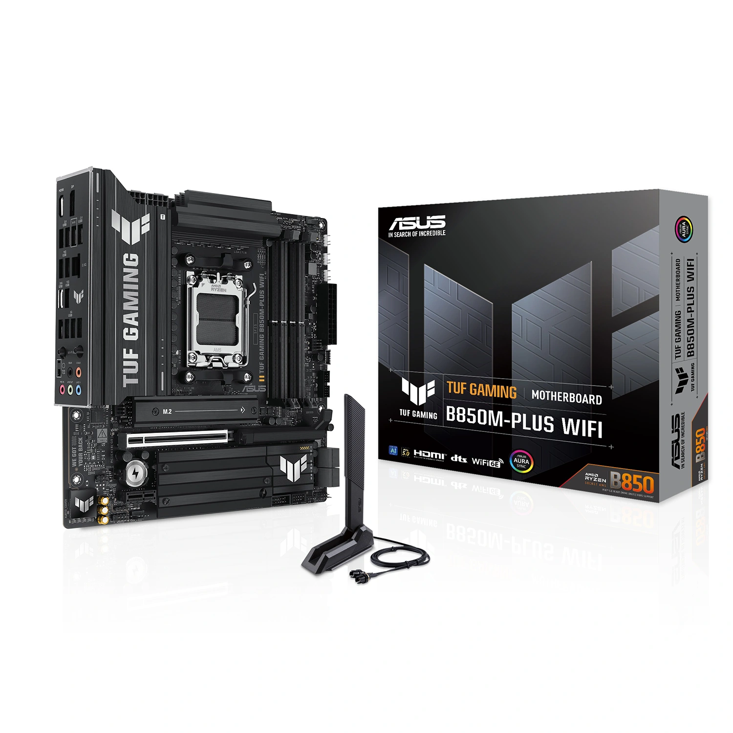 MOTHERBOARD ASUS TUF GAMING B850M-PLUS DDR5 AM5 WIFI