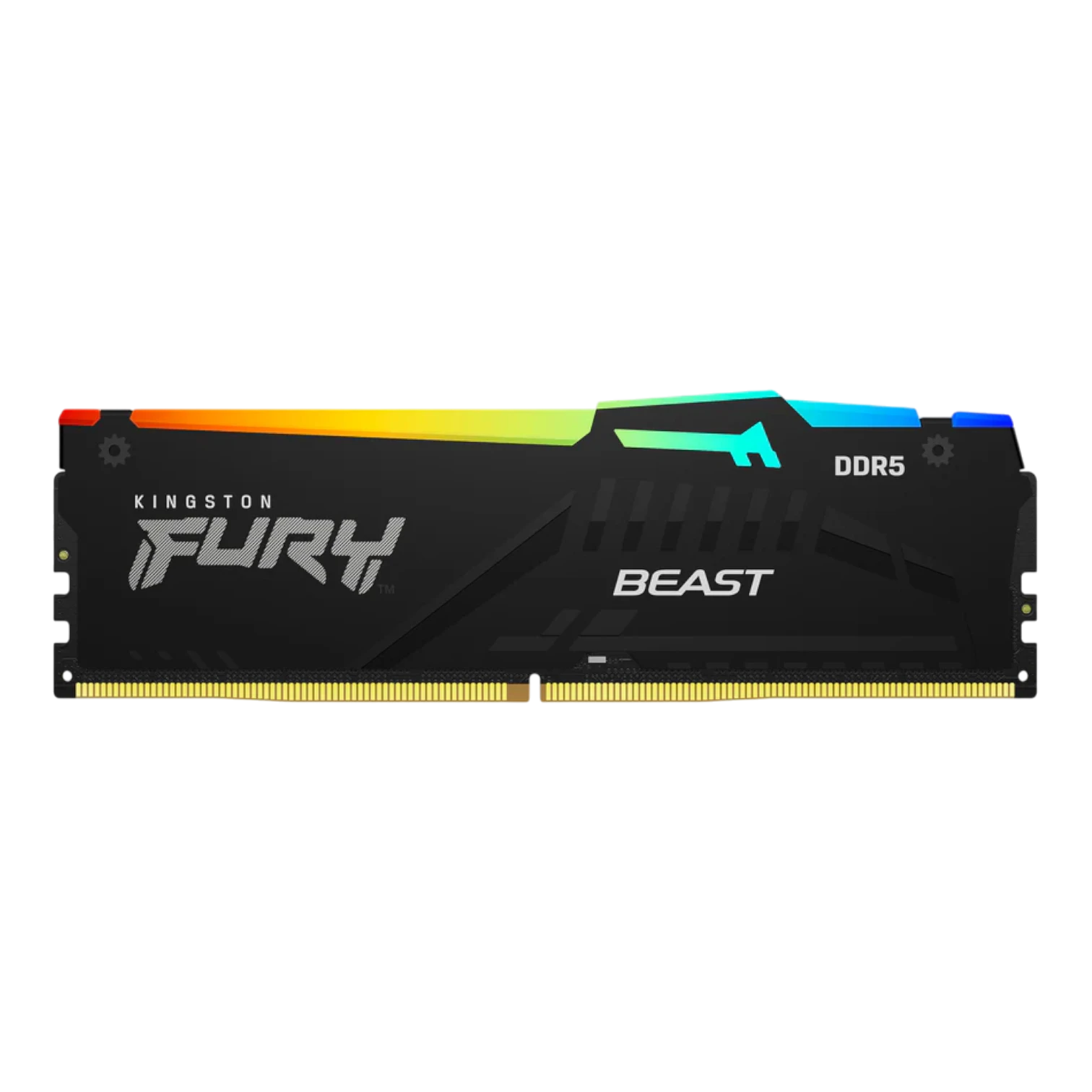 MEMORIA RAM KINGSTON 32GB DDR5 5600 MHZ FURY BEAST RGB BLACK