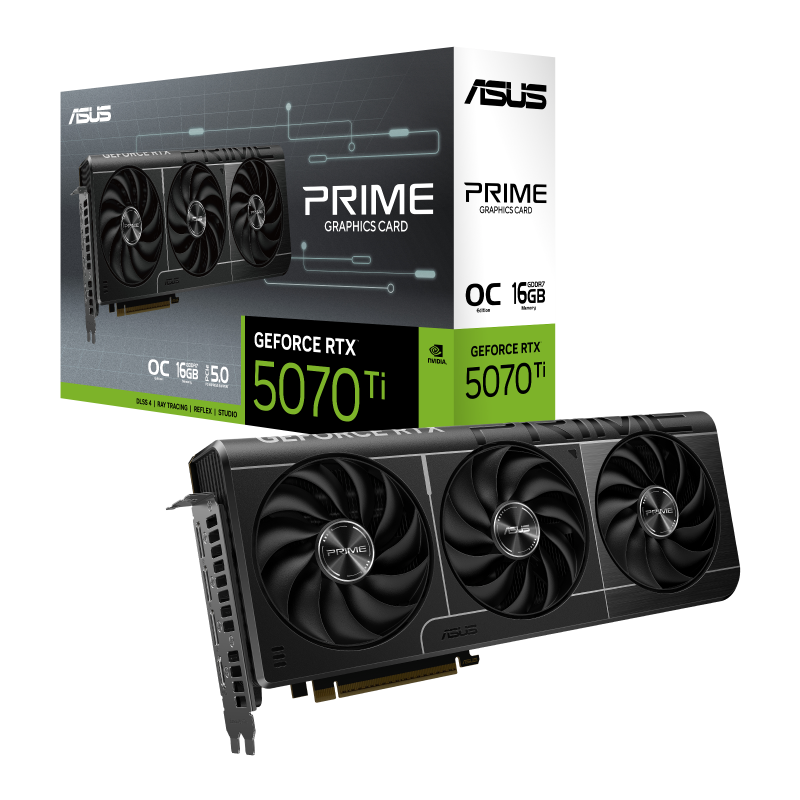 PLACA DE VIDEO ASUS RTX 5070 TI PRIME 16GB GDDR7 OC