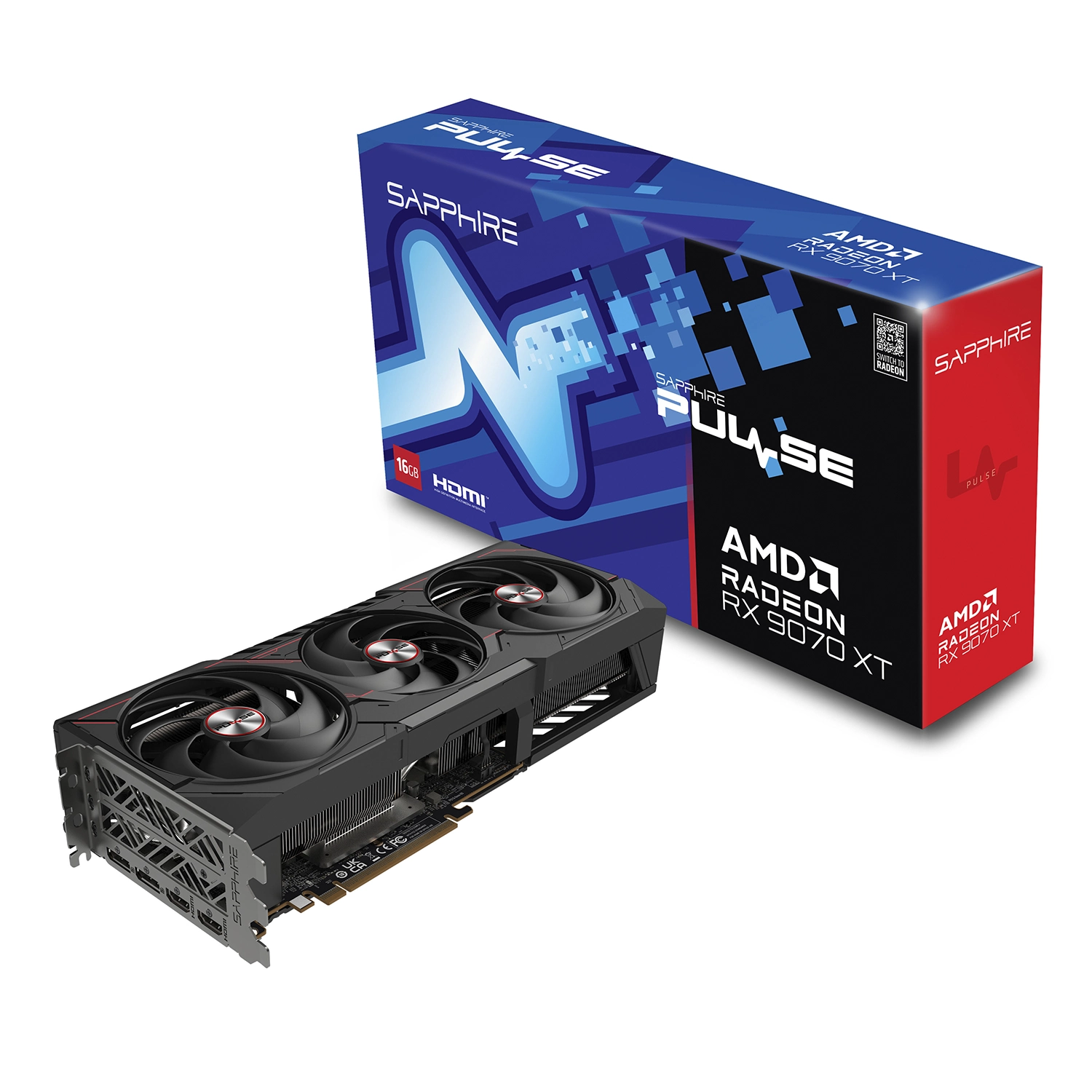 PLACA DE VIDEO SAPPHIRE RX 9070 XT PULSE 16GB GDDR6