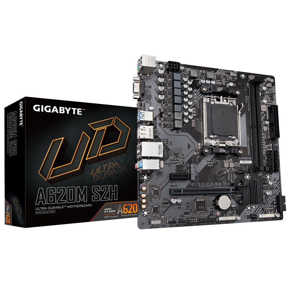 MOTHERBOARD GIGABYTE A620M S2H DDR5 AM5