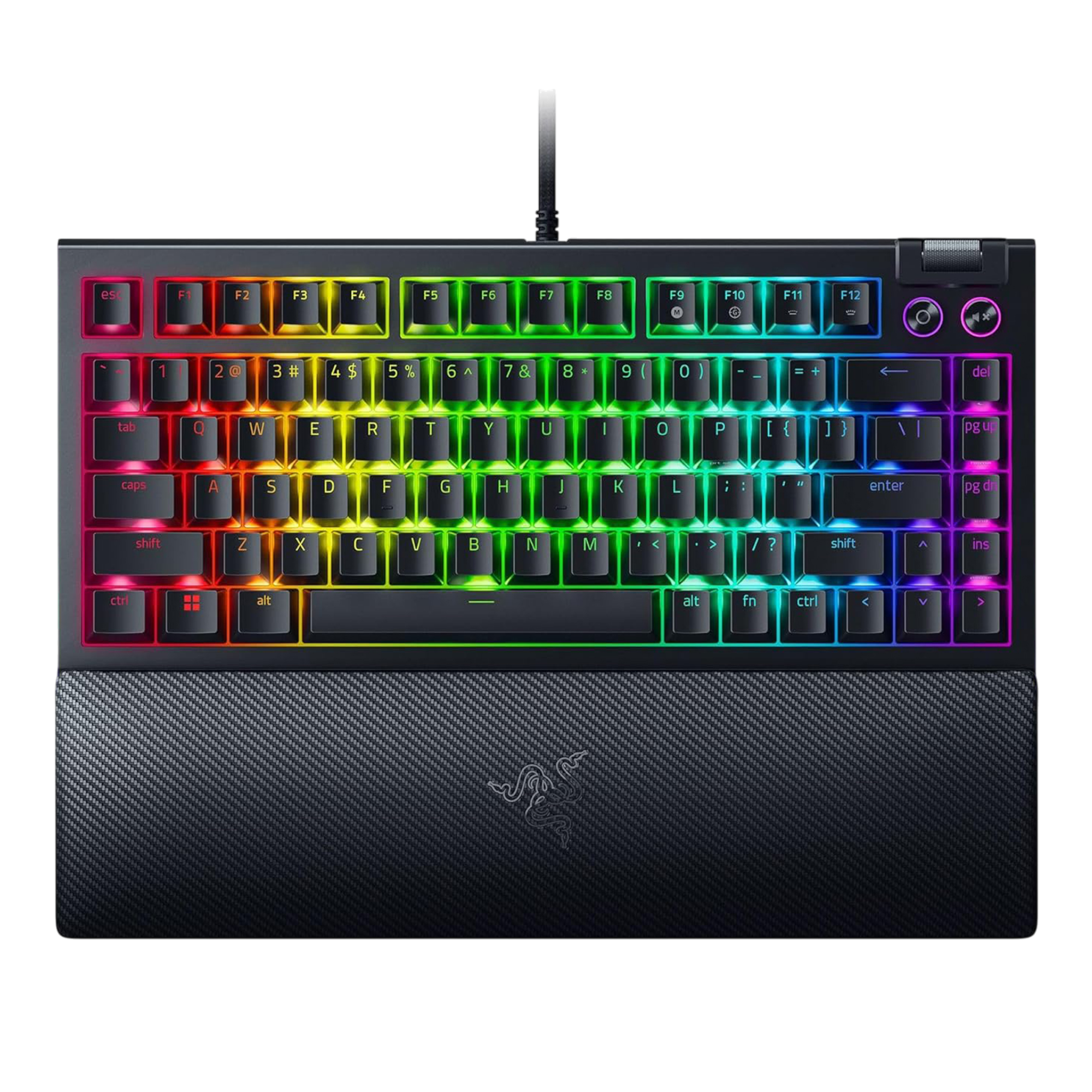 TECLADO RAZER BLACKWIDOW V4 75% SWITCH ORANGE US