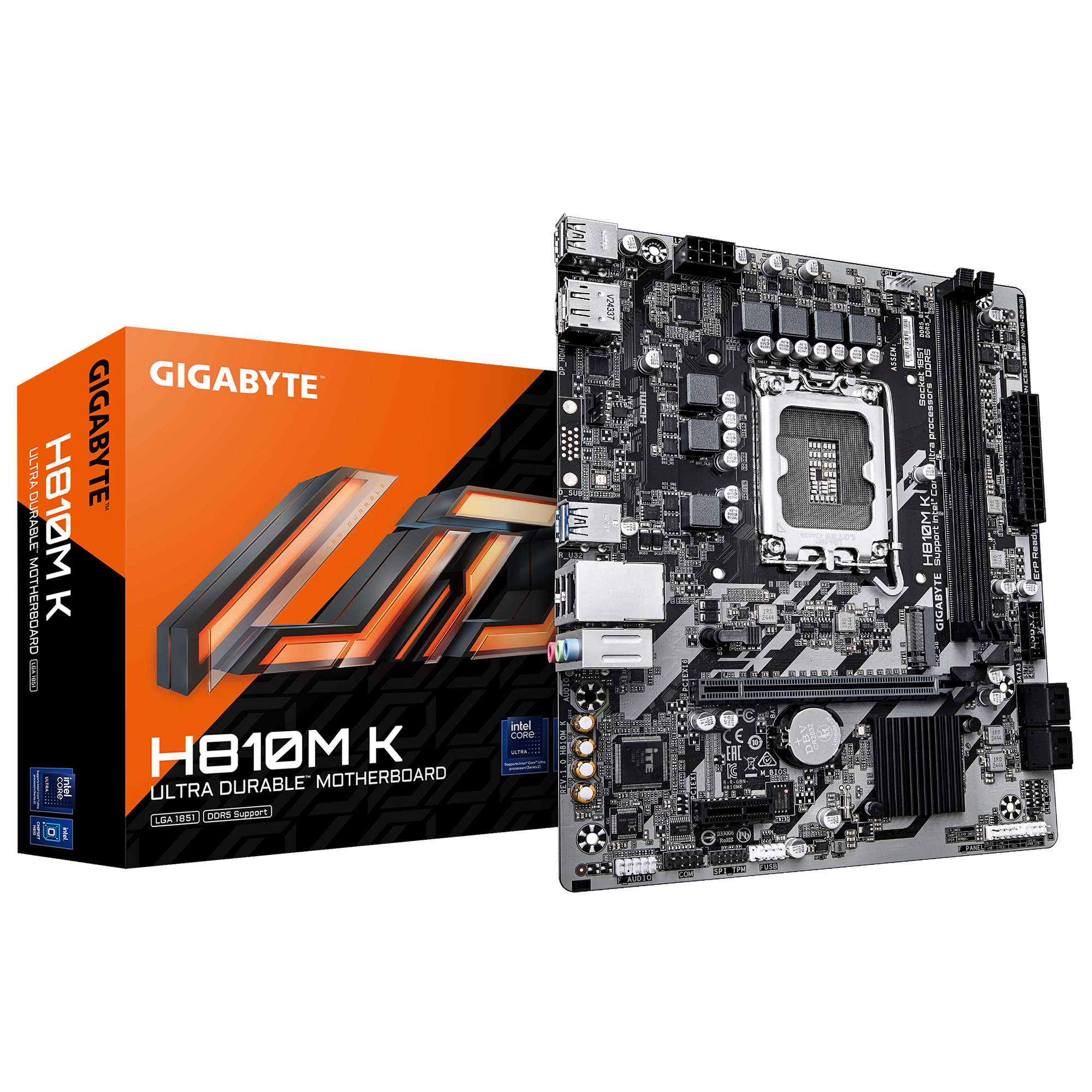MOTHERBOARD GIGABYTE H810M K DDR5 LGA1851