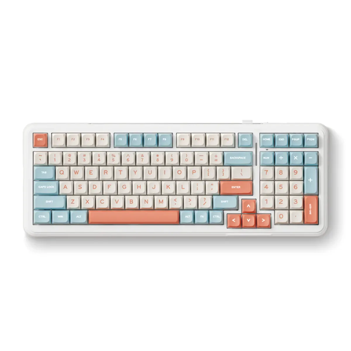 TECLADO MCHOSE K99 HORIZON ORANGE SWITCH HYACINTH