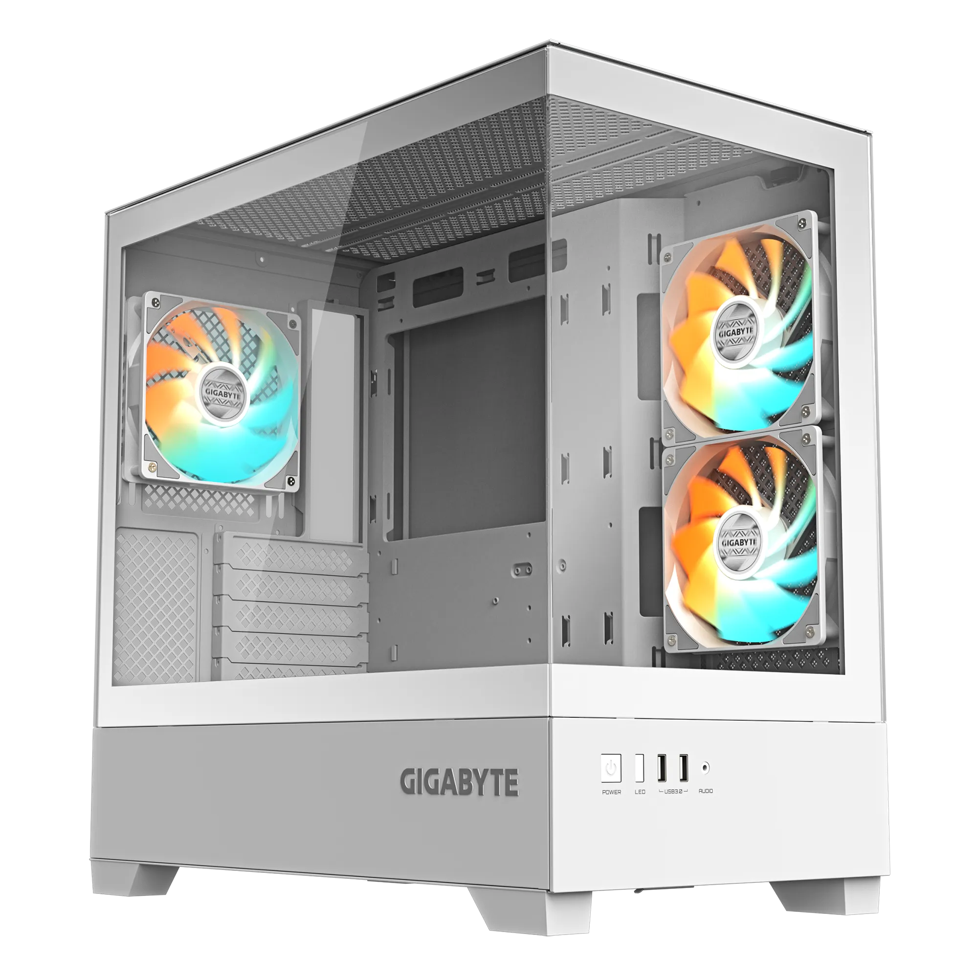 GABINETE GIGABYTE C201 PANORAMIC ICE ARGB