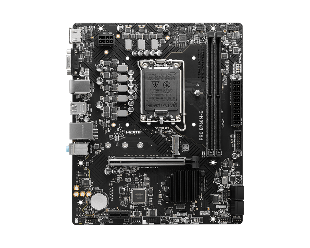 MOTHERBOARD MSI B760M-E PRO DDR5 LGA1700