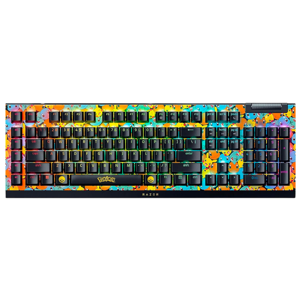TECLADO RAZER BLACKWIDOW V4 X MECHANICAL POKEMON EDITION US