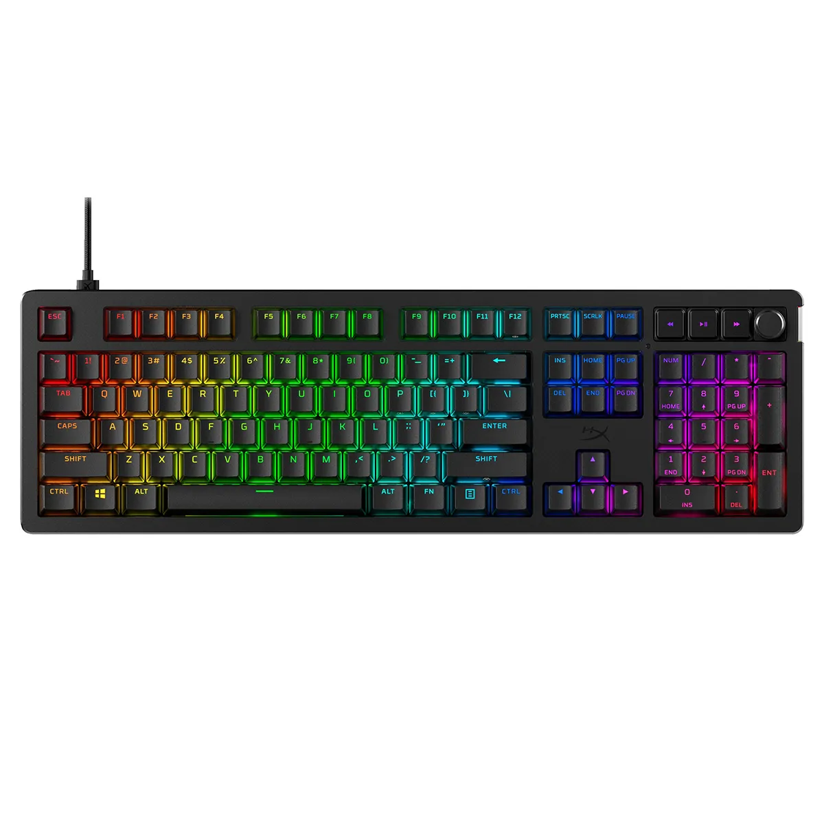 TECLADO HYPERX ALLOY RISE HX RED