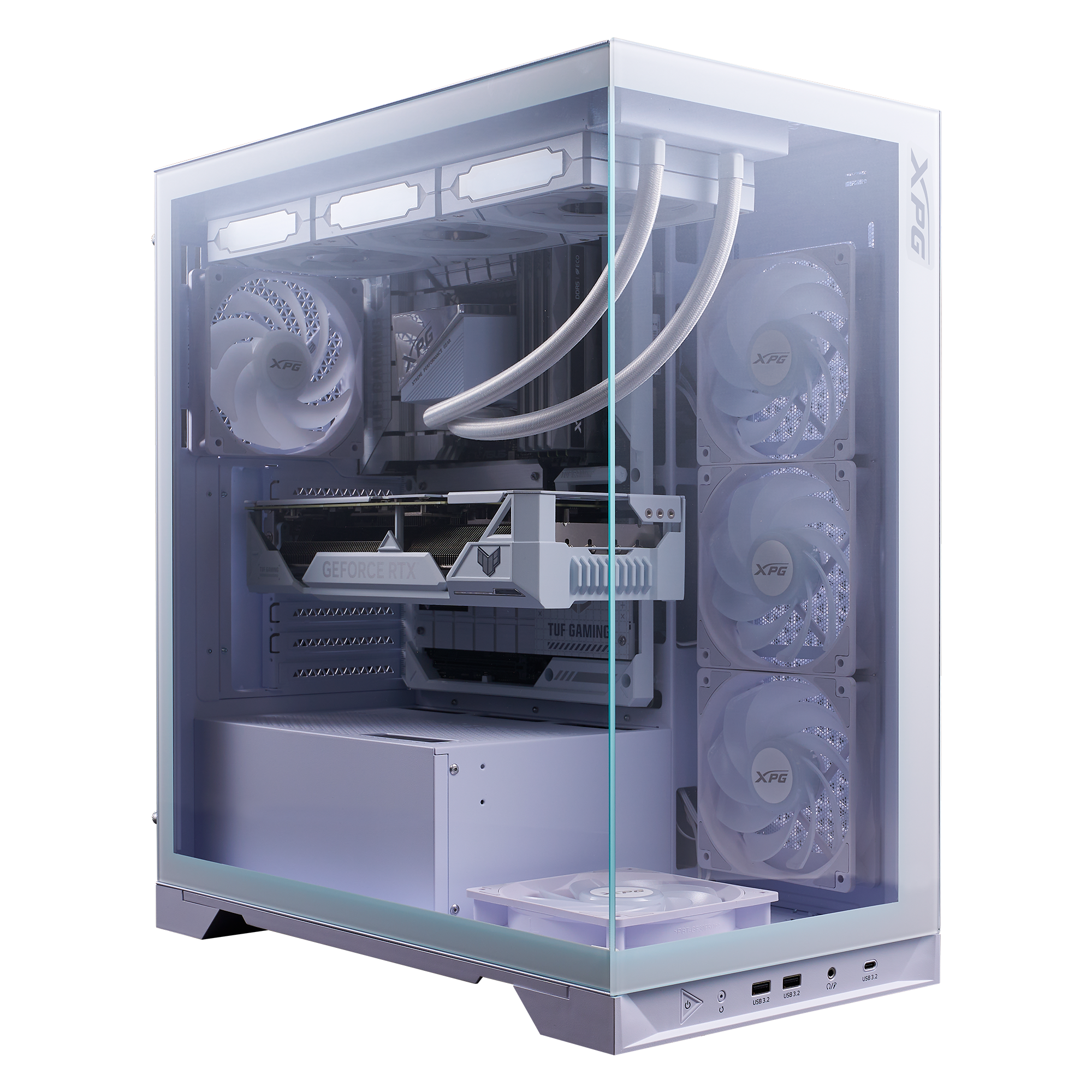 GABINETE ADATA XPG INVADER X BTF ARGB 5 FANS WHITE