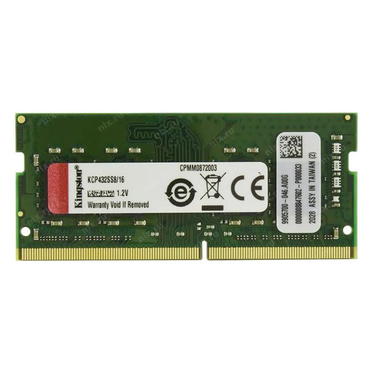 MEMORIA RAM KINGSTON 16GB DDR4 3200 MHZ SO-DIMM