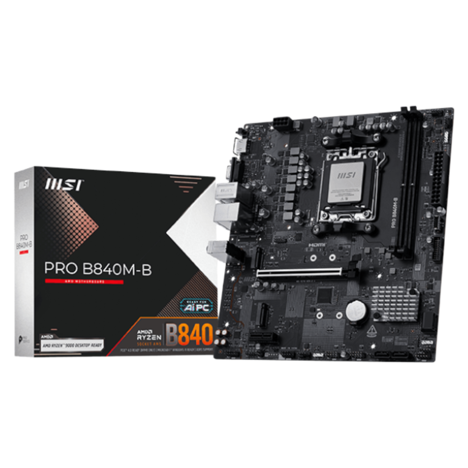 MOTHERBOARD MSI PRO B840M-B DDR5 AM5