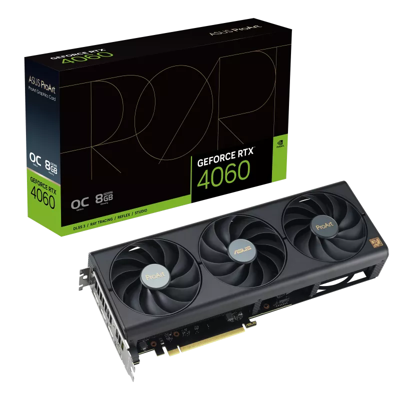 PLACA DE VIDEO ASUS RTX 4060 PROART 8GB GDDR 6 OC