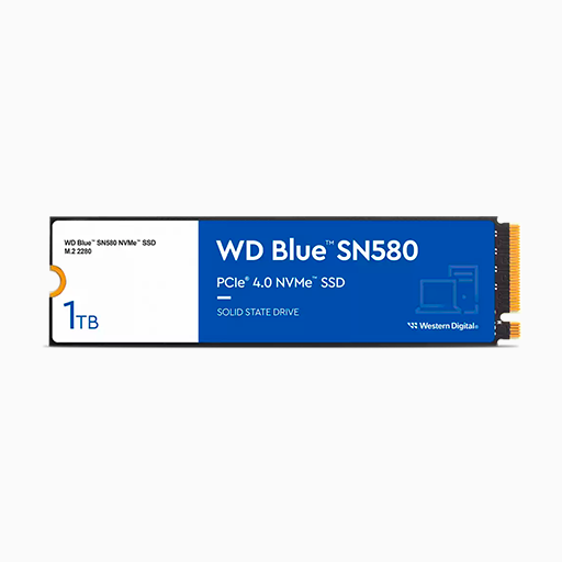 DISCO SSD WD BLUE 1TB SN580 M.2 PCIE