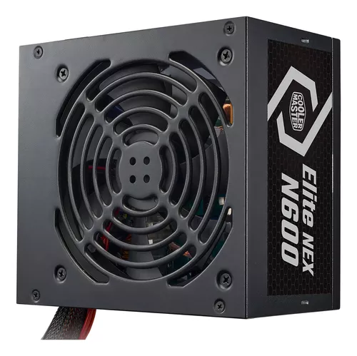 FUENTE COOLERMASTER 600 W ELITE NEX 80 PLUS WHITE