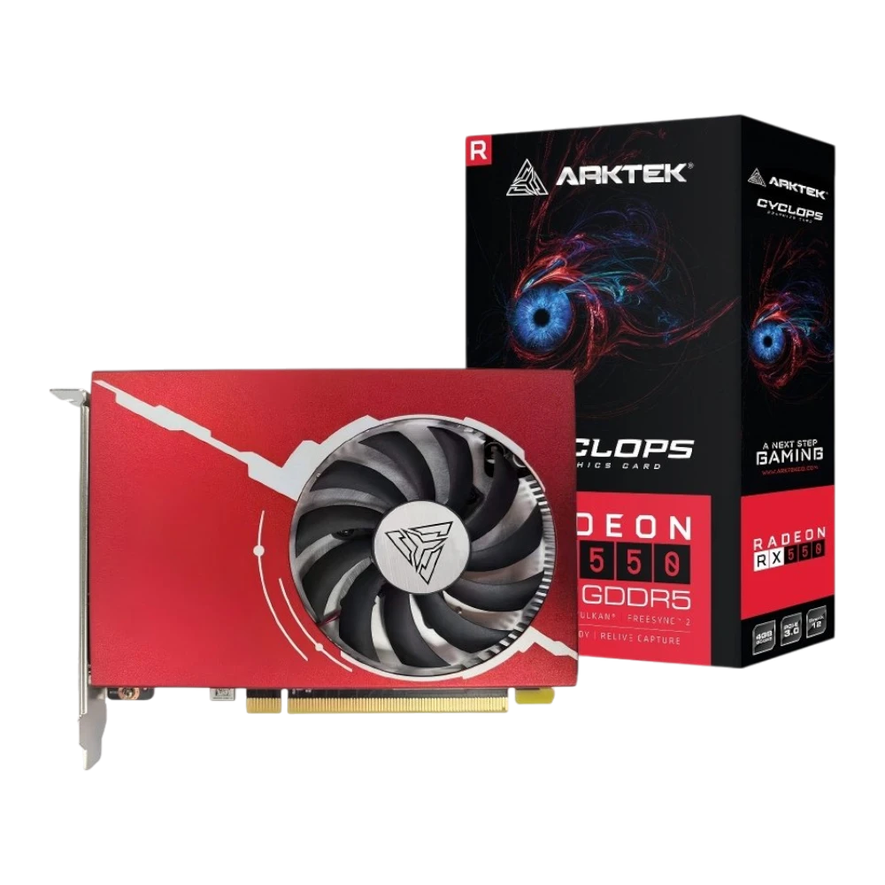 PLACA DE VIDEO ARKTEK RX 550 M CYCLOPS 4GB GDDR5