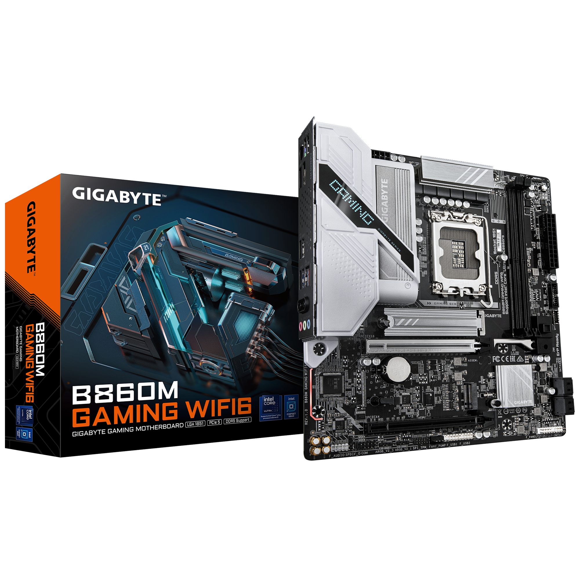 MOTHERBOARD GIGABYTE B840M GAMING WIFI6E DDR5 AM5 WIFI