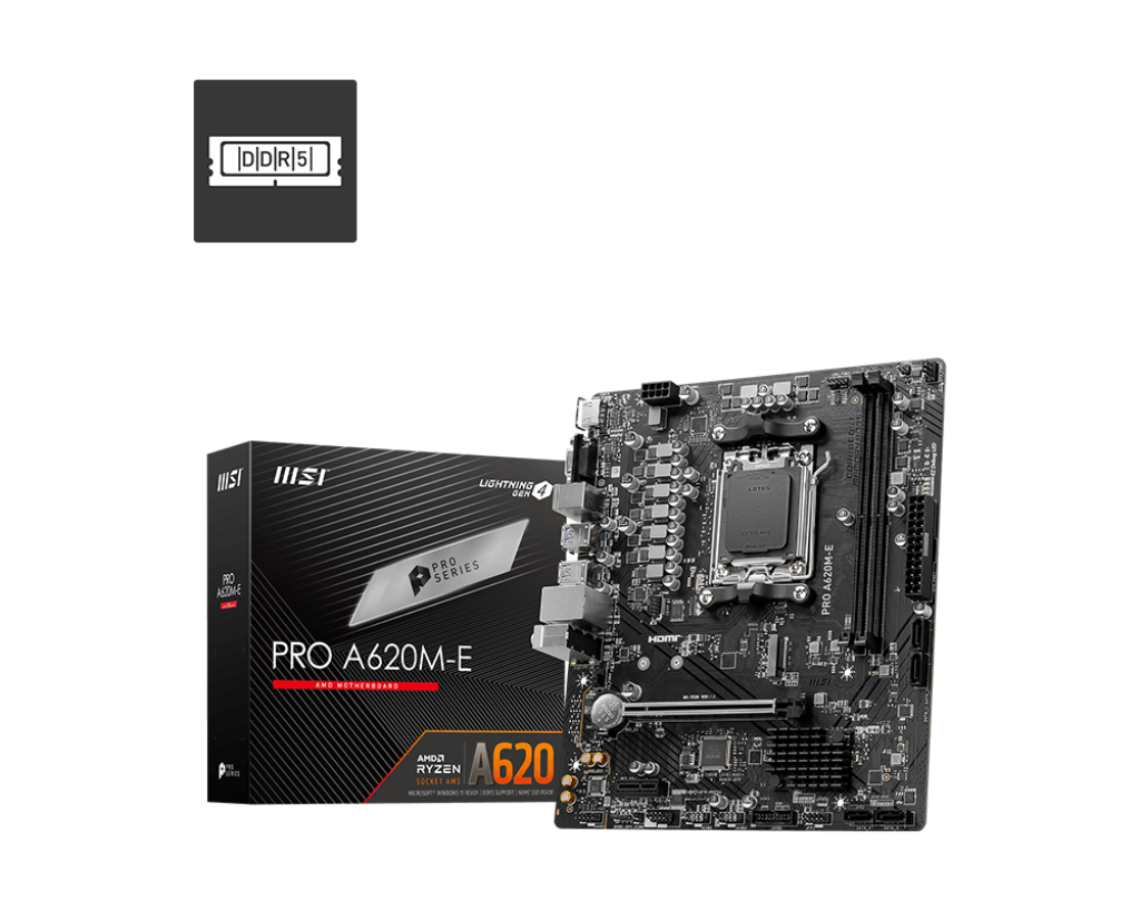 MOTHERBOARD MSI A620M-E PRO DDR5 AM5