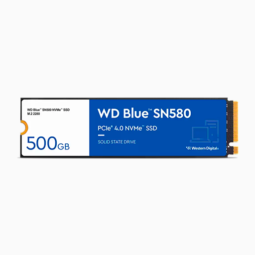 DISCO SSD WD BLUE 500GB SN580 M2 PCIE