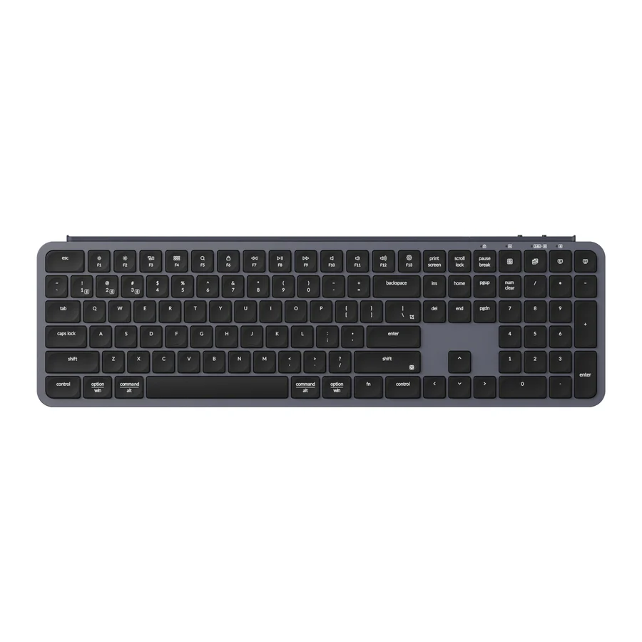 TECLADO KEYCHRON B6 PRO WIRELESS SPACE GRAY