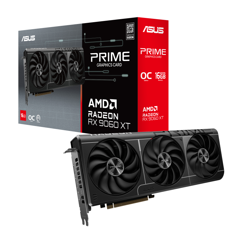 PLACA DE VIDEO ASUS RX 9060 XT PRIME 16GB GDDR6 OC