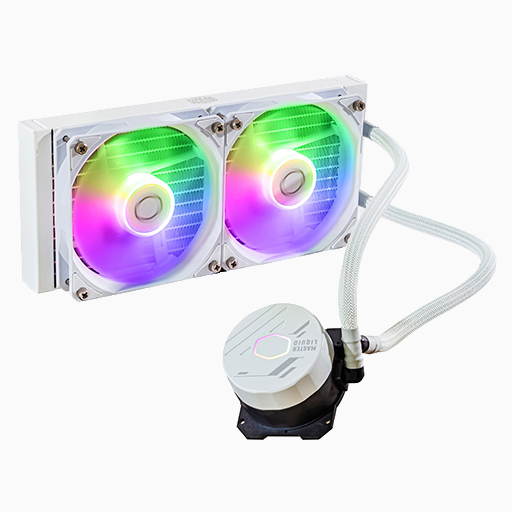 WATERCOOLER COOLERMASTER MASTERLIQUID ML240L CORE ARGB WHITE