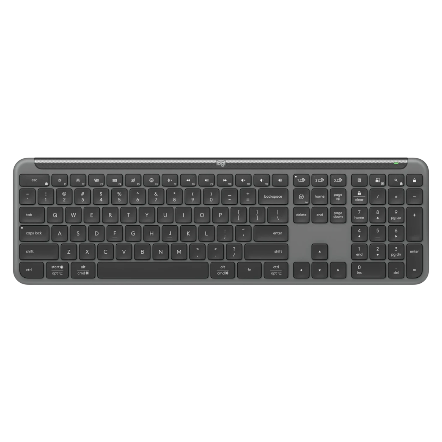 TECLADO LOGITECH SIGNATURE SLIM K950 WIRELESS GRAFITO