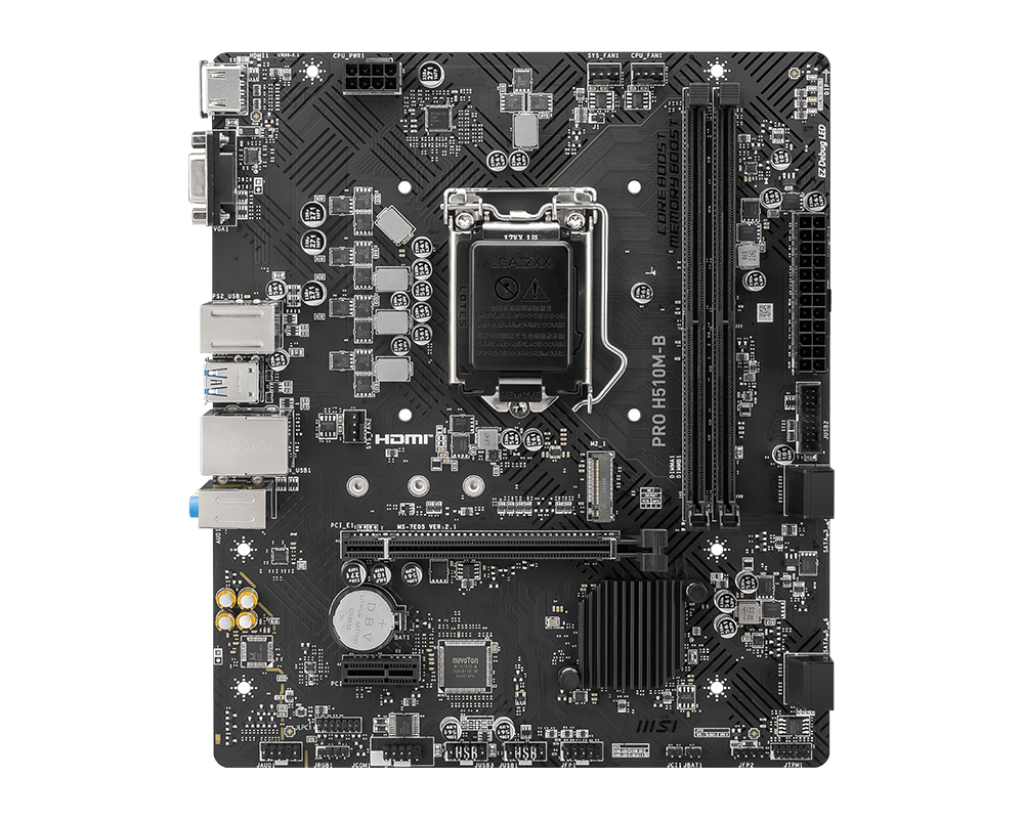 MOTHERBOARD MSI PRO H510M-B DDR4 LGA1200