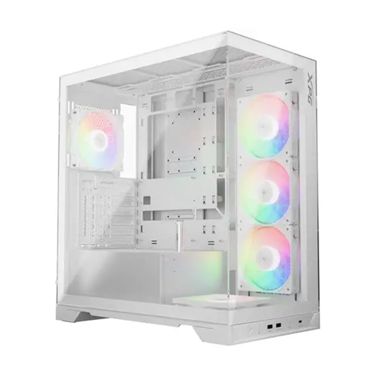 GABINETE ADATA XPG INVADER X ARGB 5 FANS + RISER CABLE WHITE