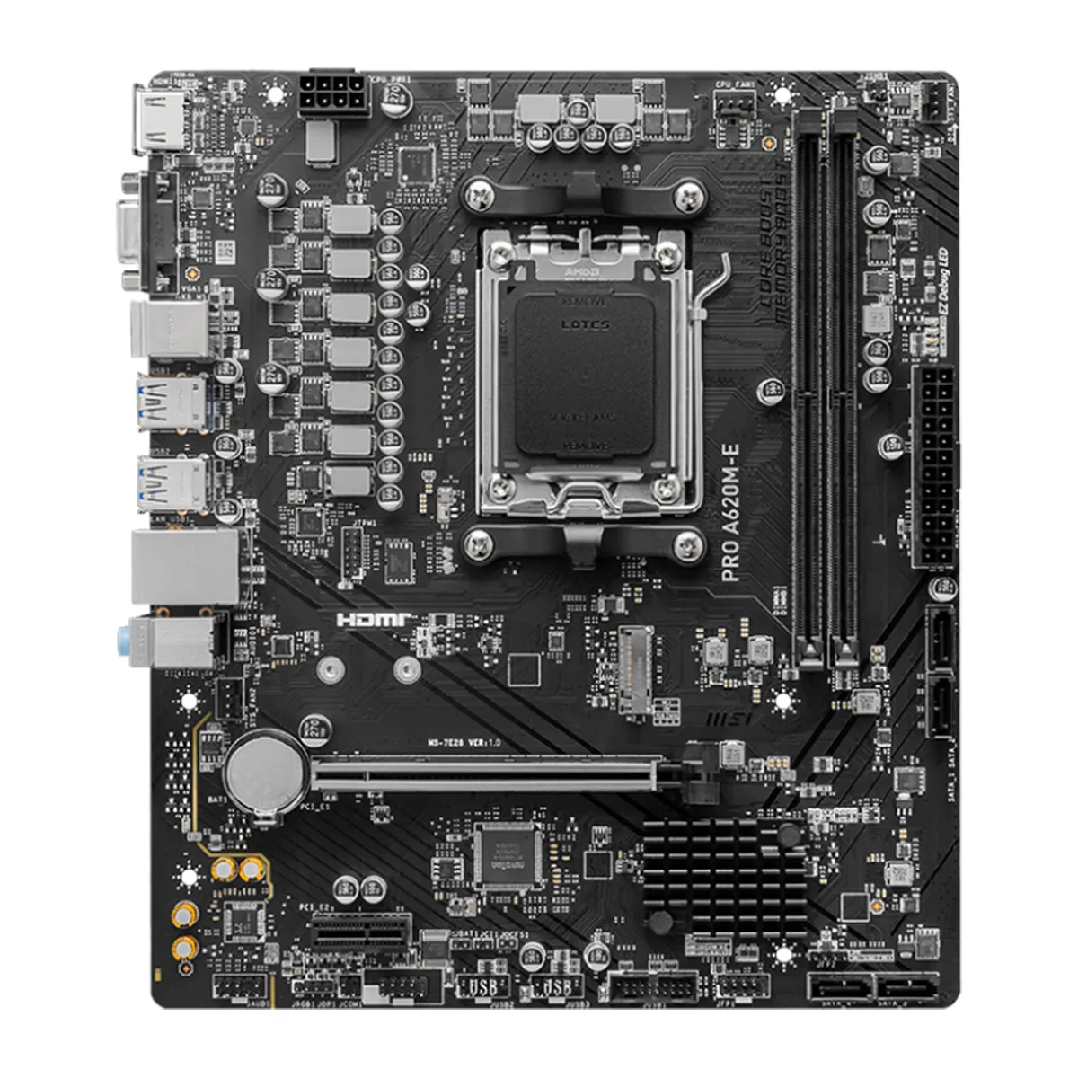 MOTHERBOARD MSI PRO A620M-E DDR5 AM5